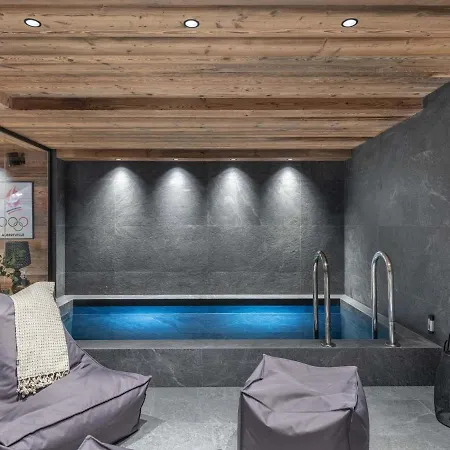 Neuf Pour 12 Personnes Avec Sauna, Bassin Et Salle Cinema A 800m Des Remontees Mecaniques - Fr-1-569-120 Chalet Megeve