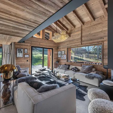 Neuf Pour 12 Personnes Avec Sauna, Bassin Et Salle Cinema A 800m Des Remontees Mecaniques - Fr-1-569-120 Chalet Megeve