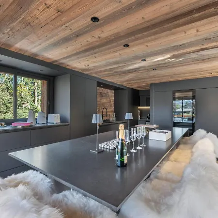 Neuf Pour 12 Personnes Avec Sauna, Bassin Et Salle Cinema A 800m Des Remontees Mecaniques - Fr-1-569-120 Megeve